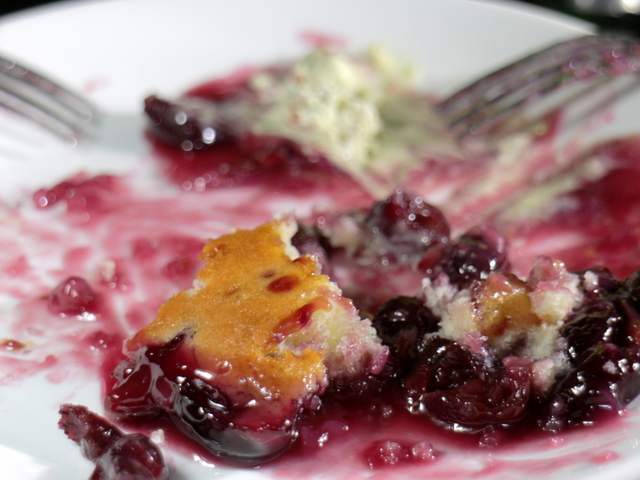 cherry cobbler