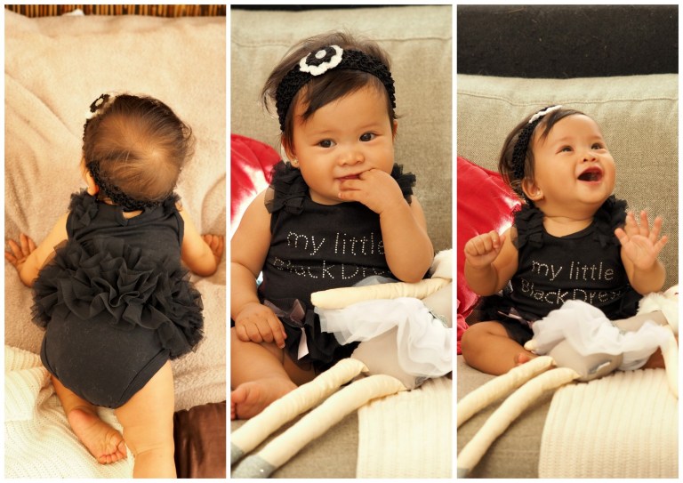 raven's black dress photoshoot