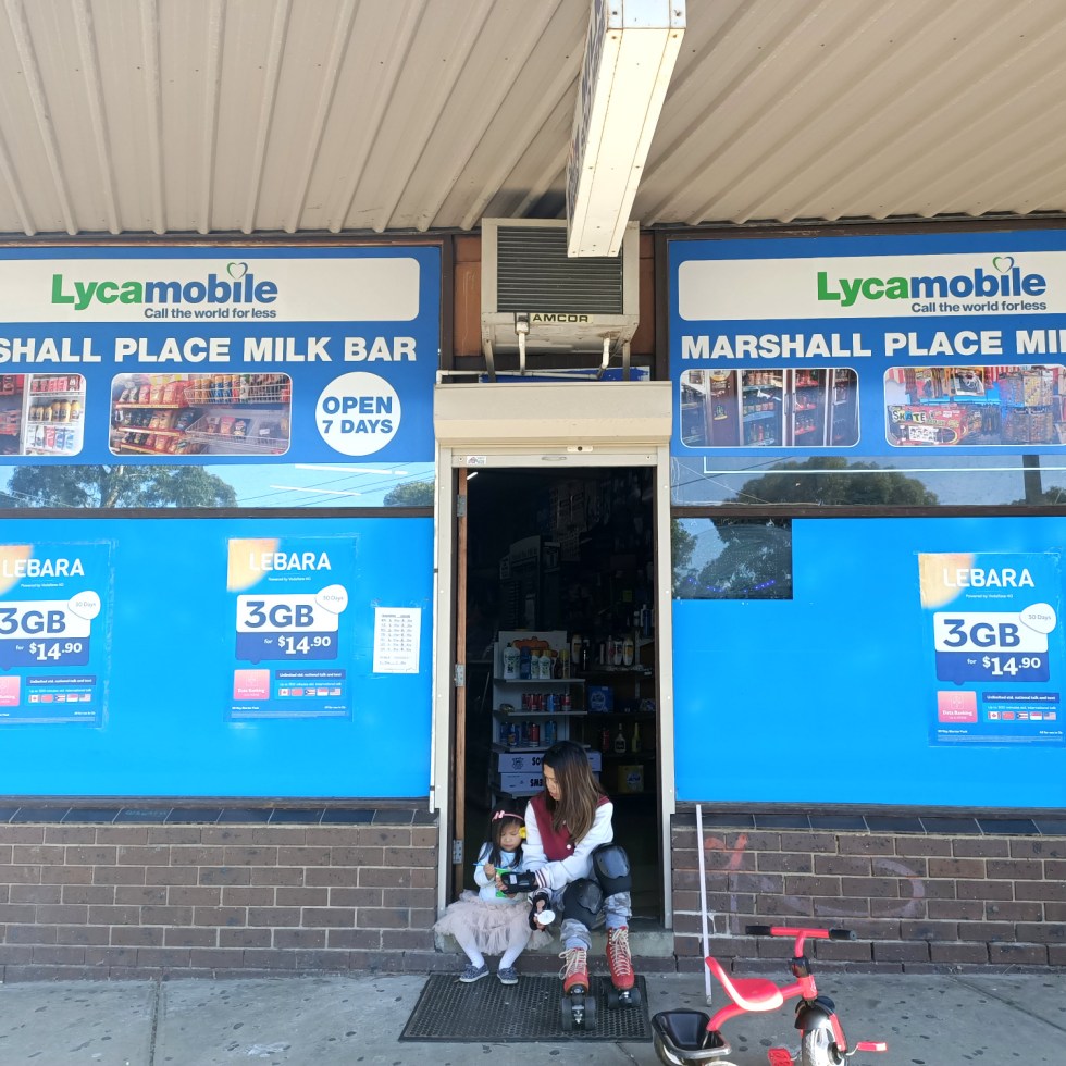 skating around the block